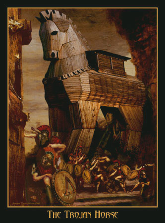 Trojan Horse artwork © 2004 Howard David Johnson